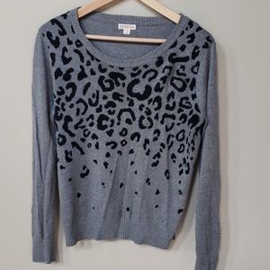 Women's leopard print sweater